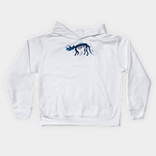 Triceratops skeleton Kids Hoodie